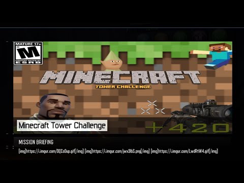 BO3: CZ - Minecraft Tower Challenge