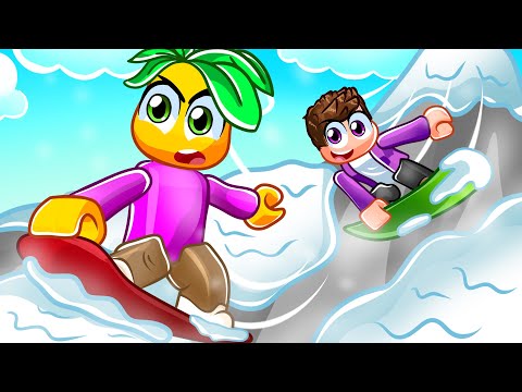 Wir Fahren SNOWBOARD In Roblox!