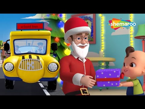 Merry Christmas + Wheel on the bus  3D Nursery Rhymes for Kids | @shemarookidsjunior