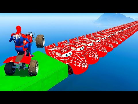 SPIDER-MAN against TUNG TUNG TUNG SAHUR on Motorcycle in RAINBOW SPIDERS BRIDGE | GTA MULTIVERSE