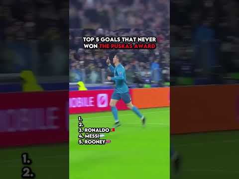 Top five goals that danced with the divine, yet were denied the Puskás crown#shorts #football