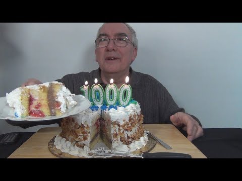 ASMR Eating My Favorite Cake 1K Subs Celebration