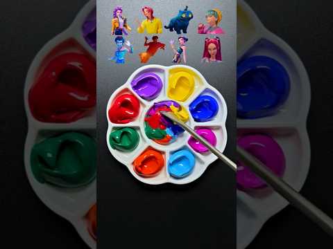 KPop Demon Hunters Colormixing 10 #satisfying #colormixing #kpopdemonhunters #golden