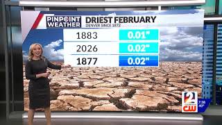KDVR/KWGN Record Warm and Dry February 2026