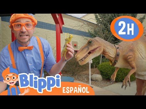 Blippi y Stanley: Una Carrera Jurásica en el Tripple Play Fun Park | Moonbug Kids - Parque en Vivo!