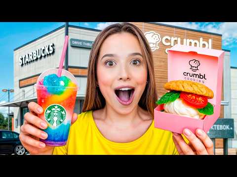 Probando los hacks MAS VIRALES del menu secreto de los restaurantes | Laura Mejia