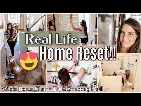 THE ULTIMATE HOME RESET & THRIFT HAUL :: Whole House Clean With Me 2025
