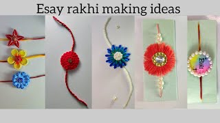 Diy rakhi making ideas 💡🌸#diy#creative#art#craft#video