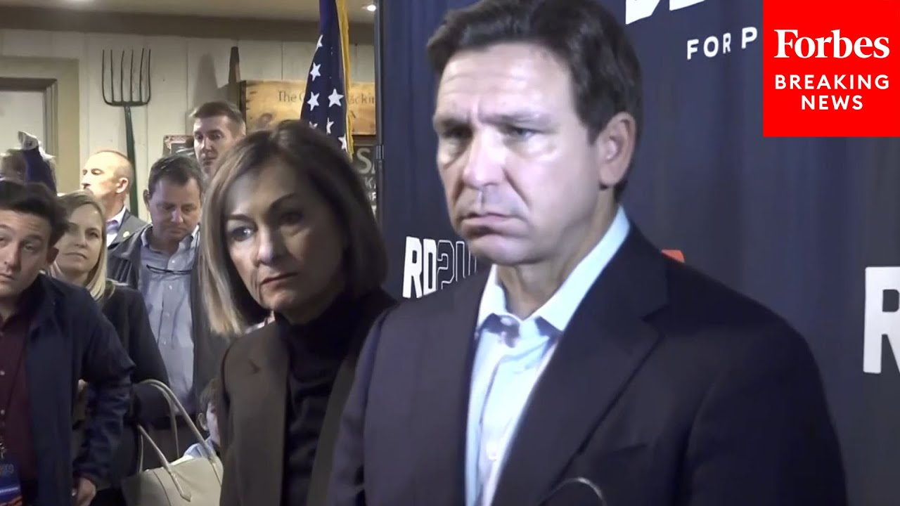 JUST IN: DeSantis, Reynolds Speak To Reporters After She Endorsed Him For President