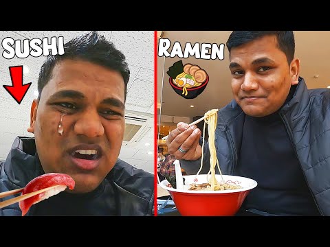 Finally Eating Ramen 🍜 and Sushi🍣 in Japan (Day 5)