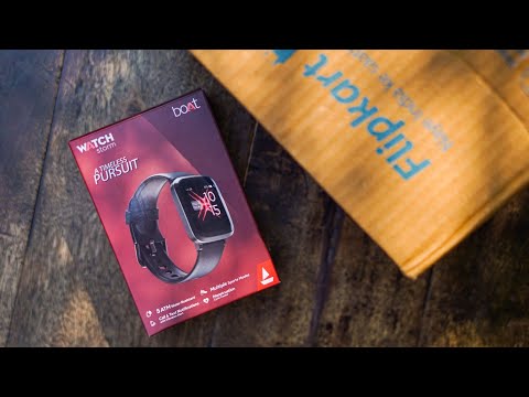(ENGLISH) Boat Storm Smart Watch Unboxing & Initial Impressions - Flipkart Sale Unit - How To Pair With Phone
