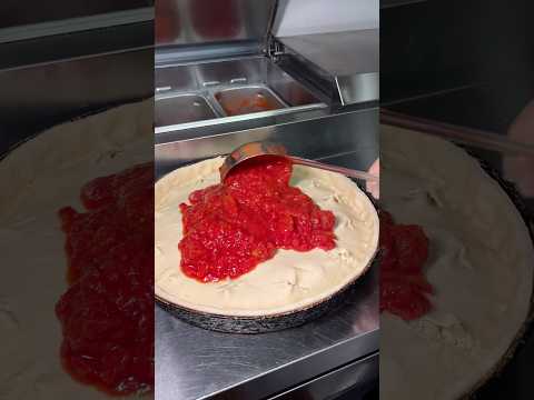 REAL CHICAGO STUFFED PIZZA #pizza #cheese #lasvegas