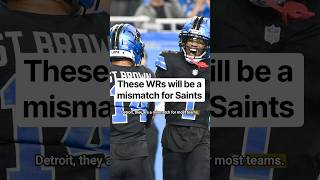 Amon-Ra St. Brown, Jameson Williams will be a mismatch for Saints 🏈 #Lions #WhoDat