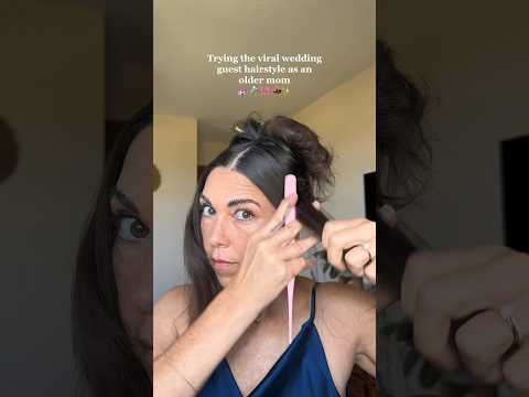 East wedding guest hairstyle! 💫#momlife #weddinginspo #wedding  #hairstyle #viral