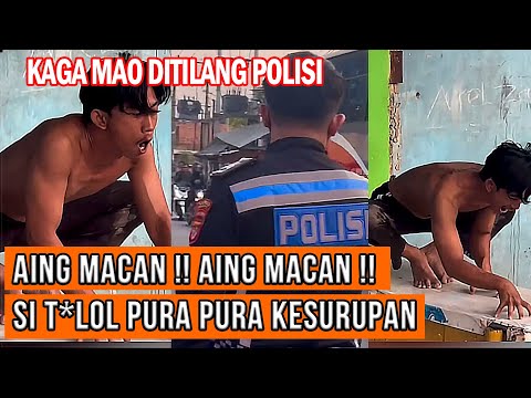 BIKIN M4LU KELUARGA !! Pura Pura Kesurupan Saat Mau Ditilang