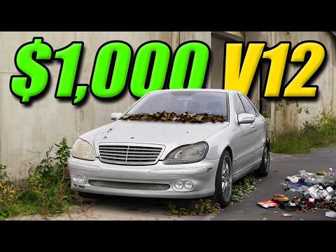 Bringing a $1000 ABANDONED V12 BRABUS Mercedes BACK TO LIFE!