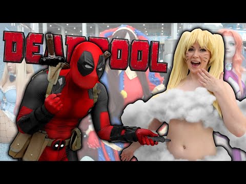 Deadpool Stabs L.A. Comic Con 2024 with BABY KNIFE