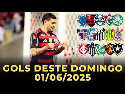 ⚽️ TODOS OS GOLS DESTE DOMINGO 01/06/2025 GOLS DO DIA, GOLS DE HOJE, GOLS DA RODADA (COMPLETO)