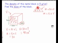 Density, Mass, and Volume Concepts