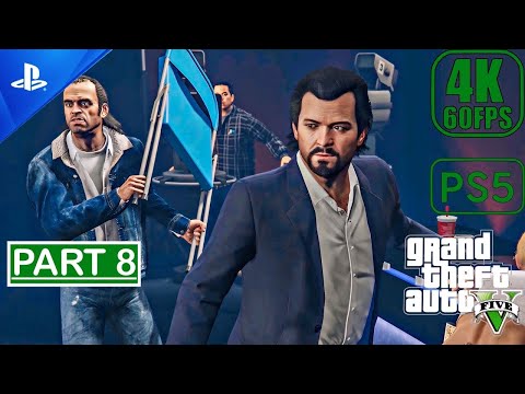 GTA V PS5 - Gameplay Walkthrough (60FPS 4K) Part 8 No Commentary