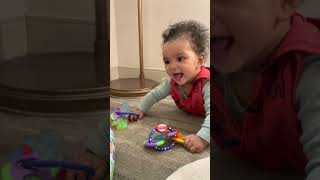 Twin brother and sister having a laugh!