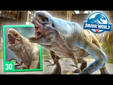 OMG LEVEL 30 DISTORTUS REX!!! (JURASSIC WORLD ALIVE)