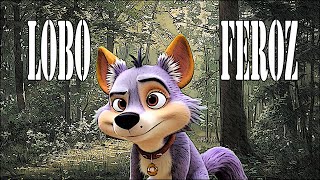 3 CUENTOS INFANTILES DEL LOBO FEROZ: Los tres cerditos, Caperucita Roja y Los Siete Cabritillos