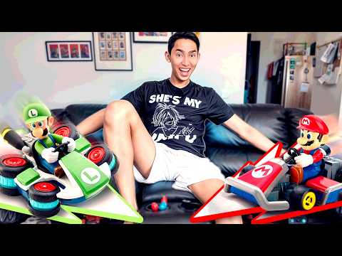 PONIENDO A PRUEBA LOS CARRITOS DE MARIO KART - Fernanfloo