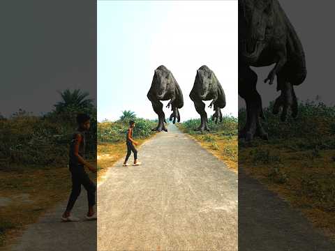 Big dinosaur Chase T-rex chasing part213#shorts#dinosaur#youtube#dinosaurs#youtubeshorts#trex#bhoot