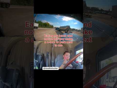 This guy was really nice and respectful ๐ค #femaletrucker #trucking #truckertiktok #fyp #dashcam