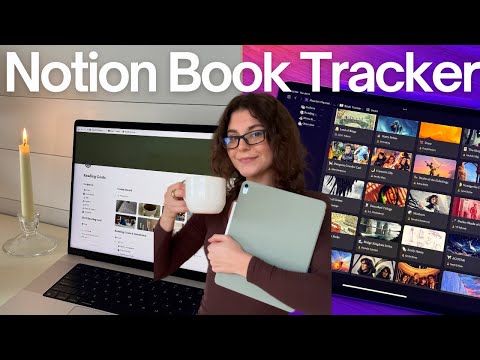 The Ultimate Notion Book Tracker 📚✨ ratings, TBR, series, quotes, authors, & goals