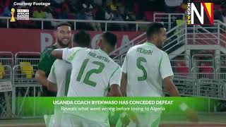 Uganda coach Byekwaso has conceded defeat