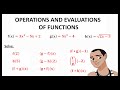 Function Evaluations and Operations