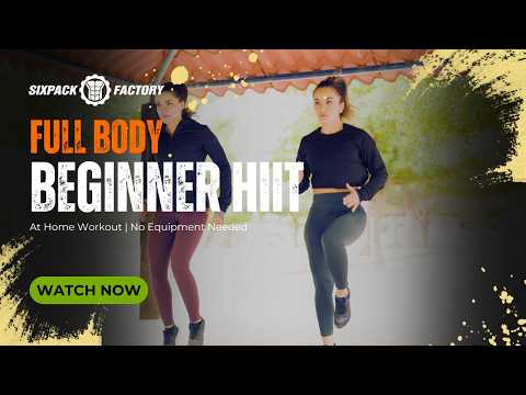 12-Minute Beginner Full Body HIIT Workout | No Equipment Needed - SixPackFactory
