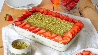 Tiramisu fraise et pistache