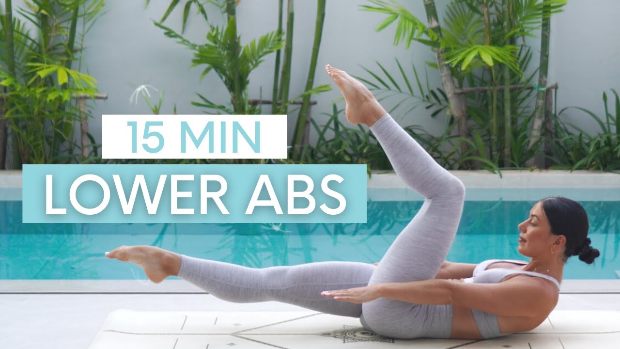 15 Min Lower ABS Workout || At- Home Pilates (Intermediate)