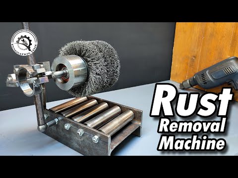 Rust removal machine makes the job easier and faster