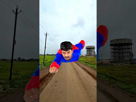 Superman VS spiderman 😱 #superhero #superman #viralvideo #marvel #dc