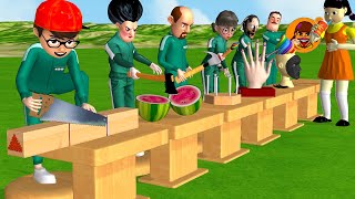 Scary Teacher 3D vs Squid Game Who Completed Task Better and Squid Girl Drinking Water Challenge