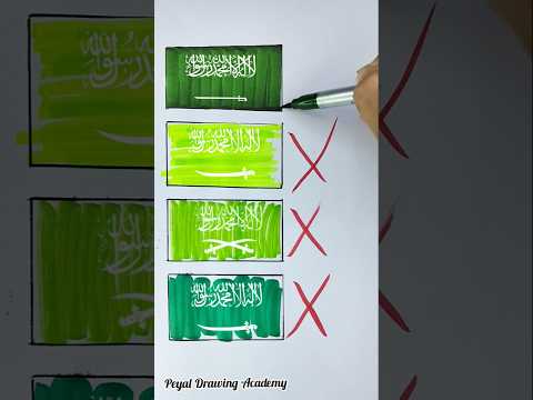 رسمت أعلام الدول العربية كلها💪❤️😍 رسم علم فلسطين 🇵🇸#palestine #art #indonesia #bangladesh #shorts