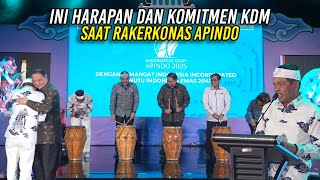 INI HARAPAN DAN KOMITMEN KDM SAAT RAKERKONAS APINDO