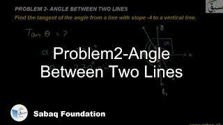 Problem2-Angle Between Two Lines