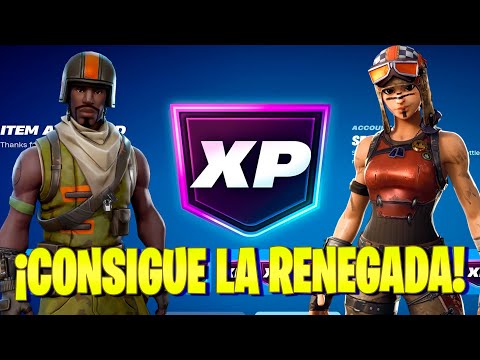 COMO CONSEGUIR XP PE RAPIDA PARA COMPRAR LA SKIN DE LA RENEGADA EN FORTNITE