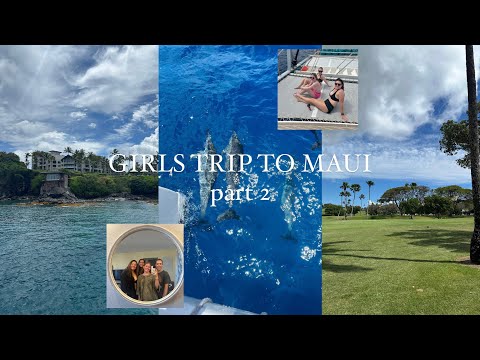 Maui girls trip vlog DAY 3: snorkeling and dolphin watching