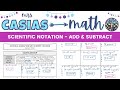Operations with Scientific Notation: Addition and Subtraction