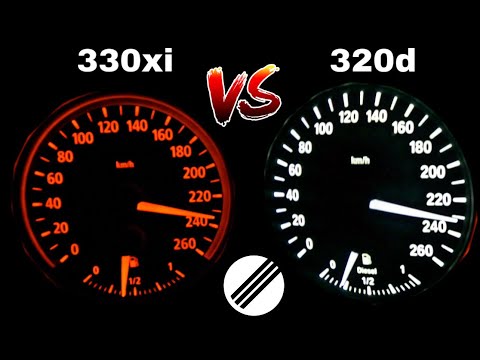 2006 BMW E90 330xi vs. 2006 BMW E90 320d Stage1 🚘vs🚖