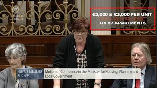 Joan Collins TD - Absurd, Insane & Immoral - Reality Of The Housing Policy Of The Government