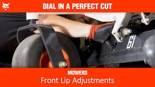 How to Make Front Lip Adjustments on an AirFX Deck | Bobcat Zero-Turn Mower | Service Tutorial