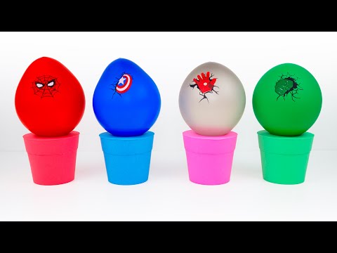 ASMR SUPERHEROES: Popping BALLOONS & Crushing SAND CUPS! 🦸‍♂️💥 Spider-Man, Batman, Joker