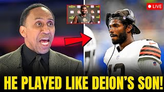 Stephen A Smith DIDNT HOLD BACK PRAISING Shedeur Sanders After SUCCESSFUL Game Against Titans!